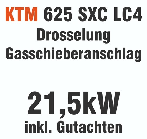 Ktm drossel 625 sxc - drossel,