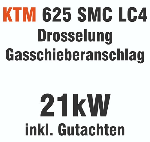Ktm drossel 625 - 625, lc4